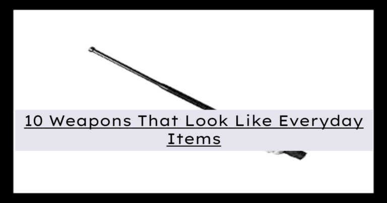 Weapons that Look Like Everyday Items
