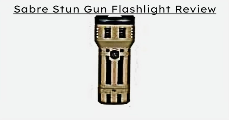 Sabre Stun Gun Flashlight Review